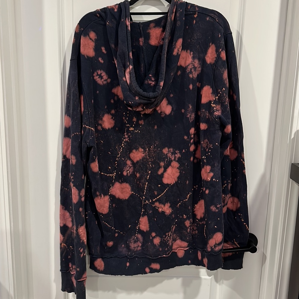 Bleach dye hoodie
